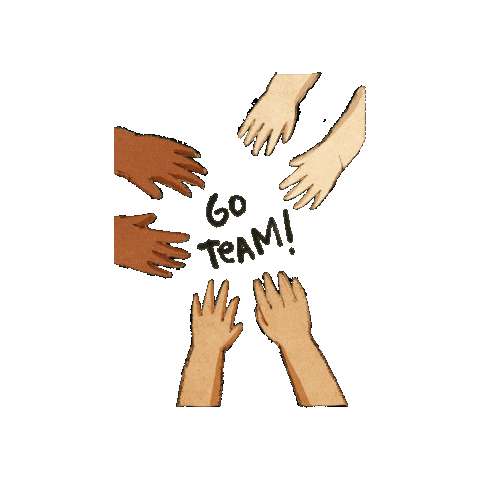 Friends Huddle Sticker by Wind Sun Sky Entertainment