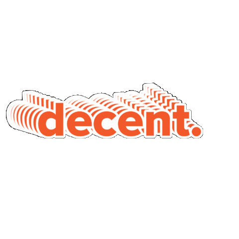 Decentsticker Sticker by decentpackaging