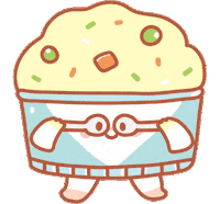 Happy Mashed Potatoes Sticker