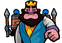 Clash Royale King Sticker