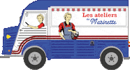 Car Analog Sticker by Les ateliers de Marinette