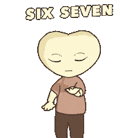 6 7 Sticker by LT3 Creations