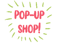 Popup Shop Sticker by The Glasshouse & Co