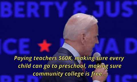 Joe Biden Education GIF by Election 2020