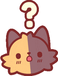 Cat What Sticker by Piffle