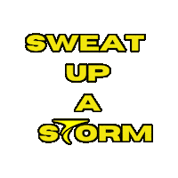 Storm Sweat Sticker by Twisted Cycle