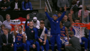 happy detroit pistons GIF by NBA
