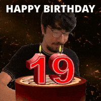 19Th Birthday 19 Years Old GIF