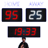 25 Away Sticker