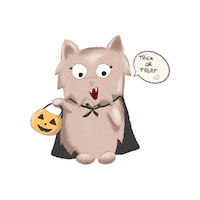 Dog Halloween Sticker