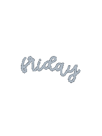 Days Of The Week Friday Sticker