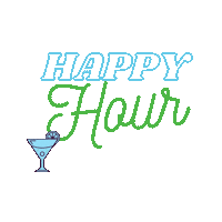 Happy Hour Drinks Sticker by AgoraEversole Marketing Agency