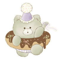 ふわくま Sticker by fuwakuma.yuco