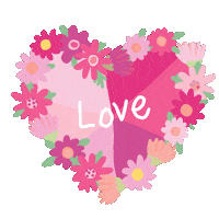 I Love You Pink Sticker