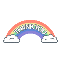Heart Thank You Sticker