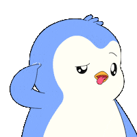 Think About It Sticker by Pudgy Penguins