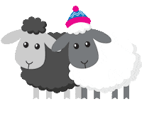 Sleepy Sheep Sticker by Plan International Canada