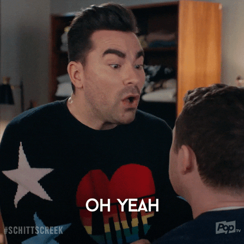Getting Married Couple GIF by Schitt's Creek