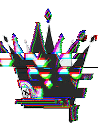 Kaviix glitch crown vtuber royalty Sticker