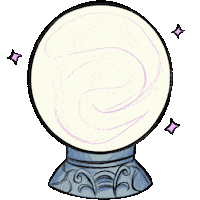 Decide Crystal Ball Sticker by The Outsiders Co.