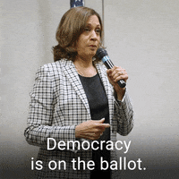 Voting Democratic Party GIF by Kamala Harris