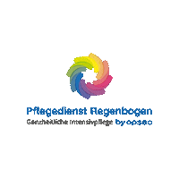 Rainbow Pflege Sticker by opseo - Ganzheitliche Intensivpflege