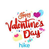valentines day love Sticker by Hike Messenger