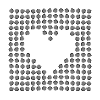 Black And White Love Sticker by Feliks Tomasz Konczakowski