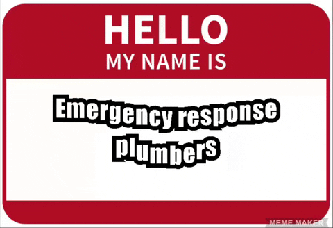 emergencyresponseplumbers emergency response plumbers GIF