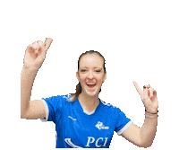 kvBlauwWit bw kloetinge blauw wit kloetinge blauw wit Sticker