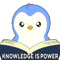School Learn Sticker by Pudgy Penguins