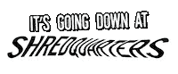 Its Going Down At Shredquarters Sticker by boneslovemilk