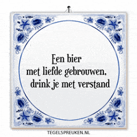 Humor Bier GIF by Tegelspreuken.nl