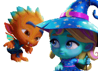 monsters spike Sticker by NETFLIX