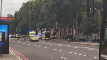 Multiple People Injured After Car Ploughs into Crowd Outside London Museum