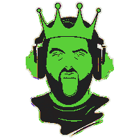 Freaky Deaky King Sticker by Disco Donnie Presents