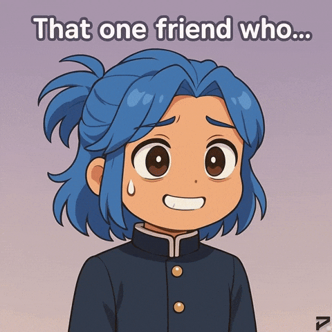 Awkward Smile Social Anxiety GIF by Persona