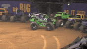 driving grave digger GIF by Monster Jam
