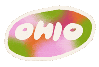 Hometown Glory Ohio Sticker by Lindsay Arakawa