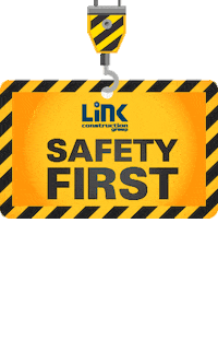 LinkConstructionGroup construction safety build safetyfirst Sticker