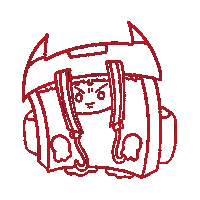 Halloween Rage Sticker