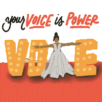 Voting Red Carpet Sticker by #GoVote