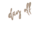 Day Off Sticker
