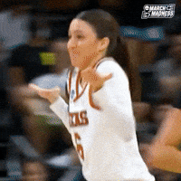 College Basketball Shrug GIF by NCAA March Madness