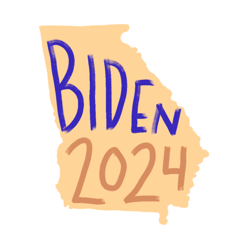 Joe Biden Atlanta Sticker by Creative Courage