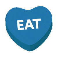 Conversation Heart Eat Sticker by Alaska Airlines