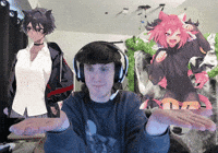 Cant Choose Cat Girl GIF