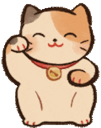 Happy Meow Meow Sticker by Sticky Brain Studios