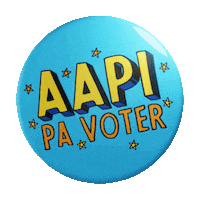 Asian American Election Sticker by #GoVote