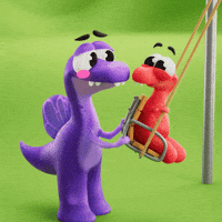 Playing I Love You GIF by Claynosaurz